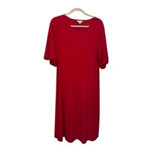 J. Jill Bold Red Women's Dress